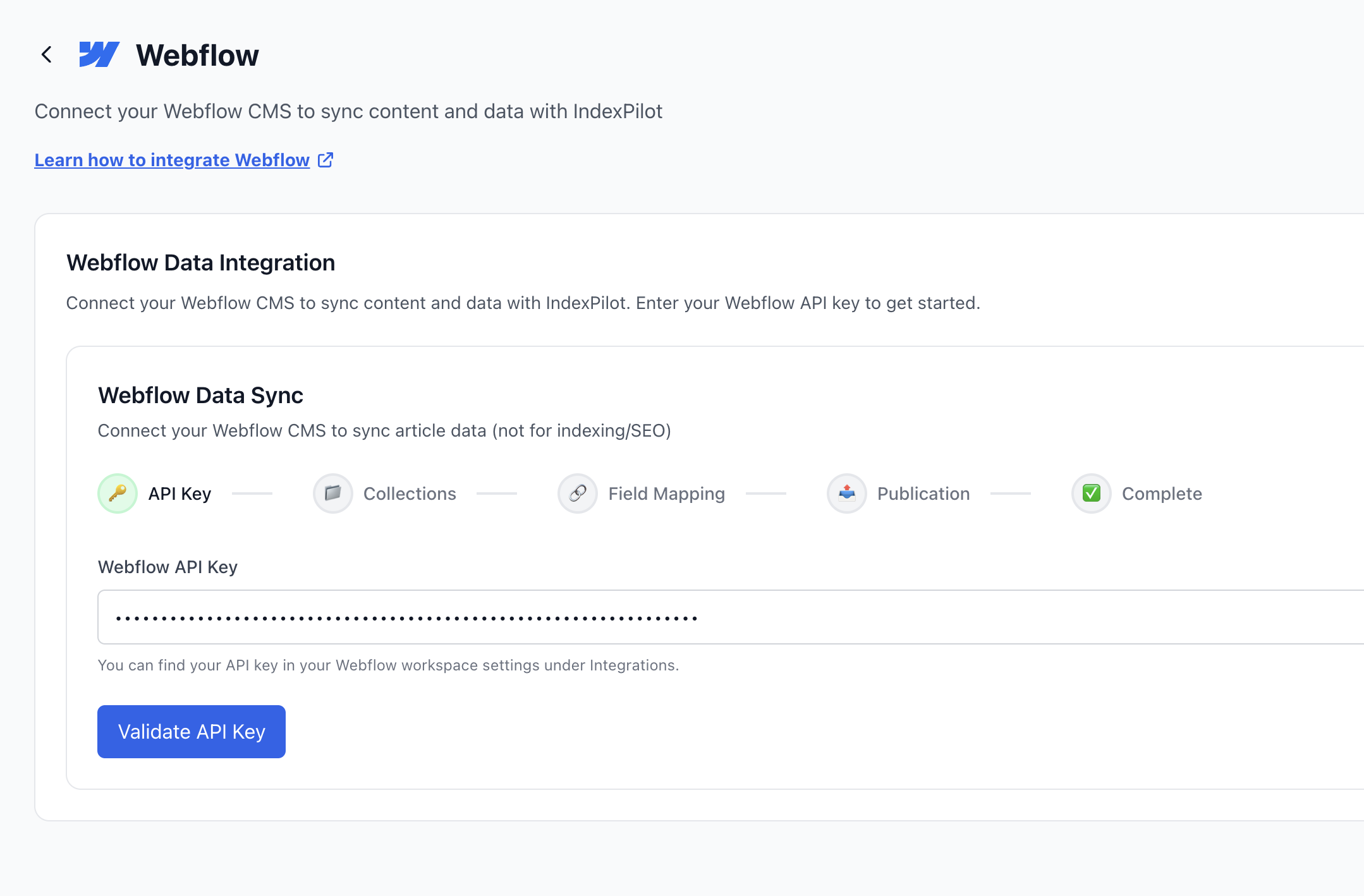 Connect Webflow to Sight AI